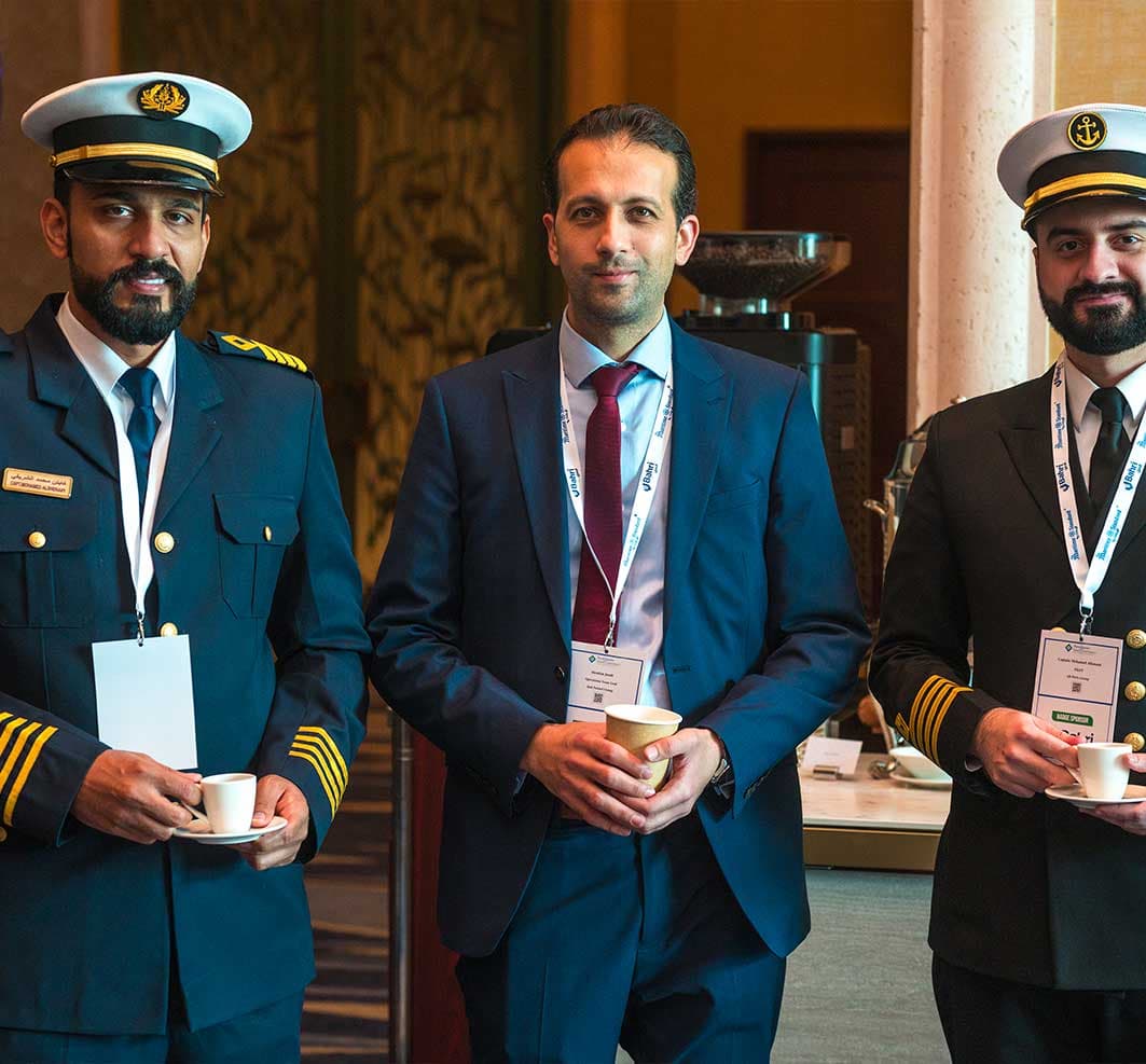 Technology leaders attending maritime AI conference